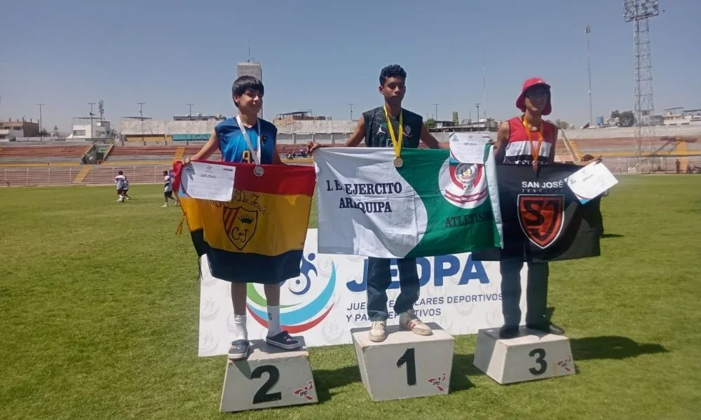 Medallas regionales en atletismo