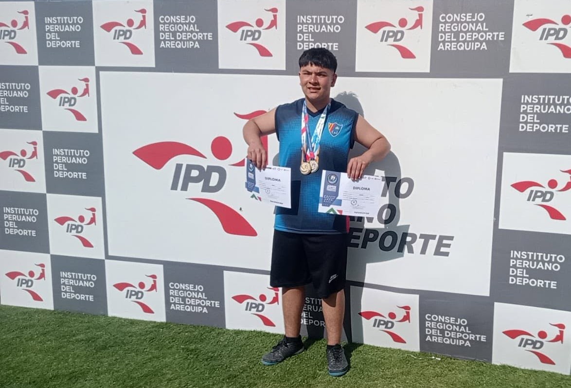 Luis Champion Rojas - Campeón nacional en lanzamiento de disco