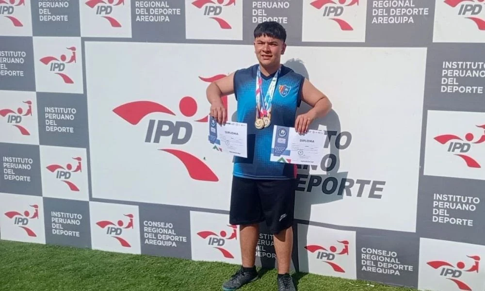 Luis Champion Rojas - Campeón nacional en lanzamiento de disco
